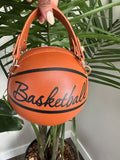 Women's Shoulder Bag, Novelty Bag, Basketball Shaped Chain Bag