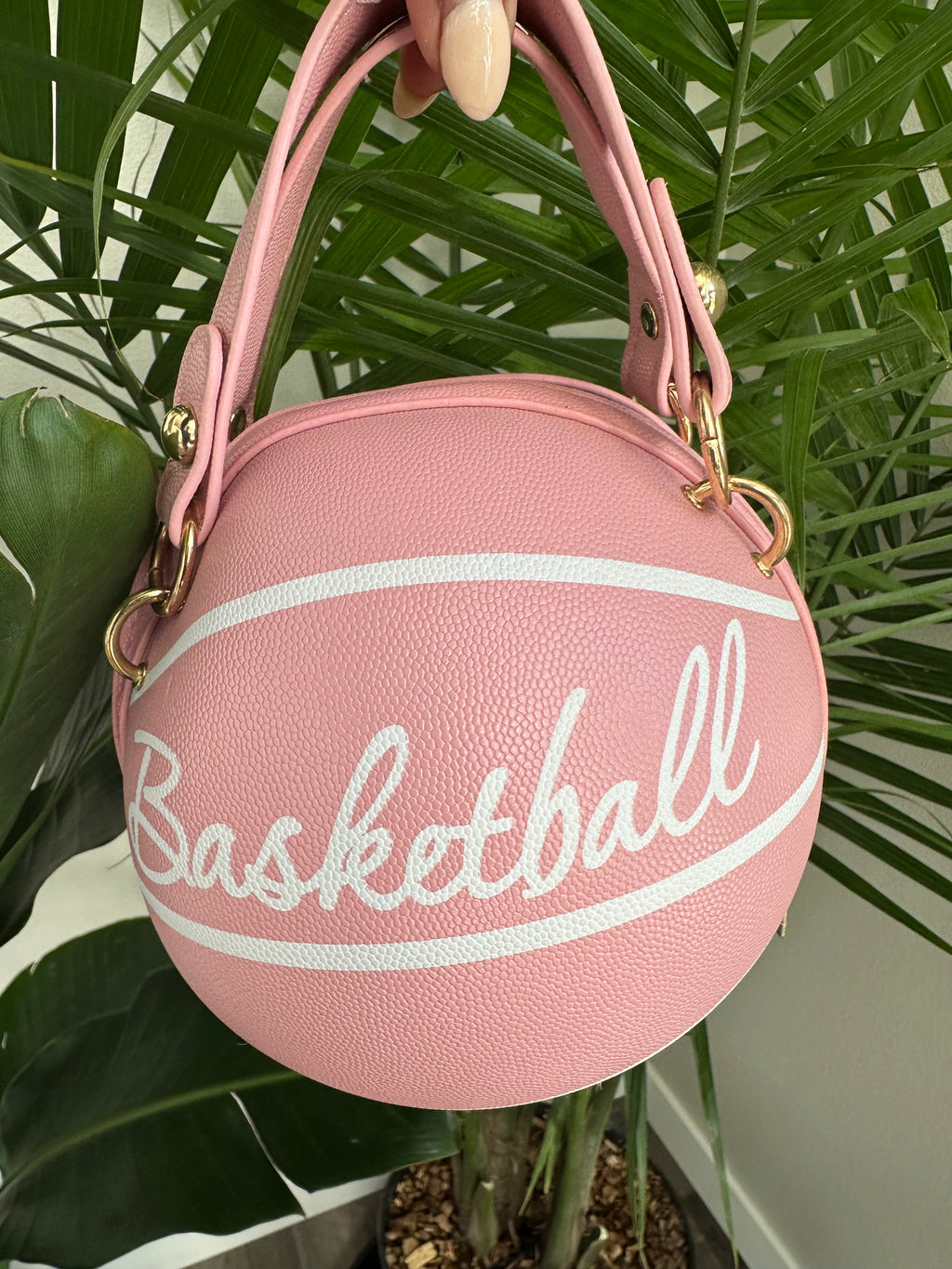 Women's Shoulder Bag, Novelty Bag, Basketball Shaped Chain Bag