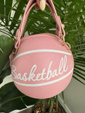 Women's Shoulder Bag, Novelty Bag, Basketball Shaped Chain Bag